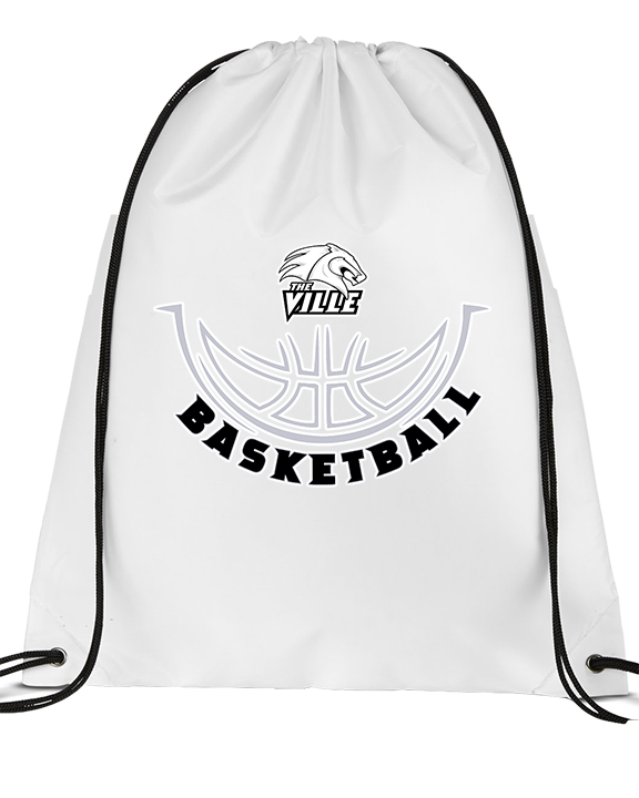 Campus HS Girls Basketball Outline 2 - Drawstring Bag