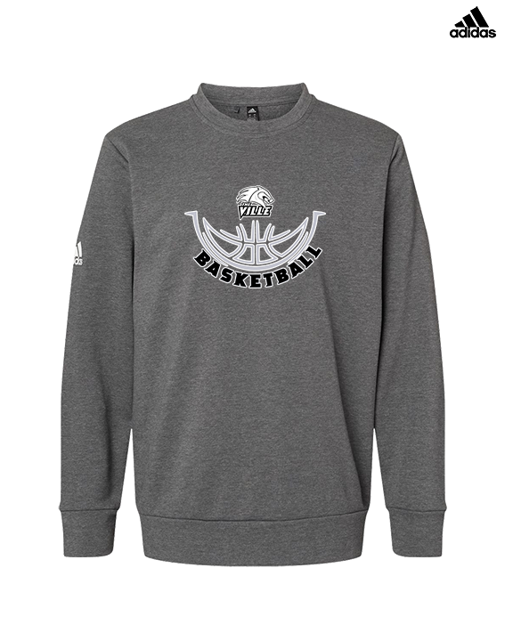 Campus HS Girls Basketball Outline 2 - Mens Adidas Crewneck