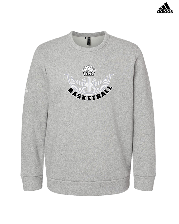 Campus HS Girls Basketball Outline 2 - Mens Adidas Crewneck