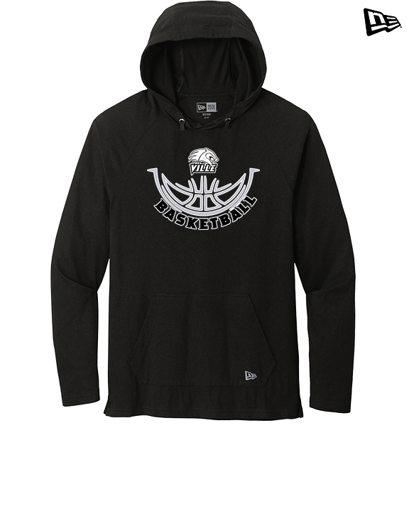 Campus HS Girls Basketball Outline 2 - New Era Tri-Blend Hoodie