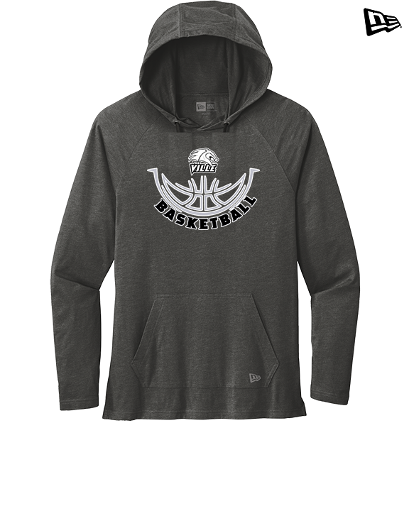 Campus HS Girls Basketball Outline 2 - New Era Tri-Blend Hoodie