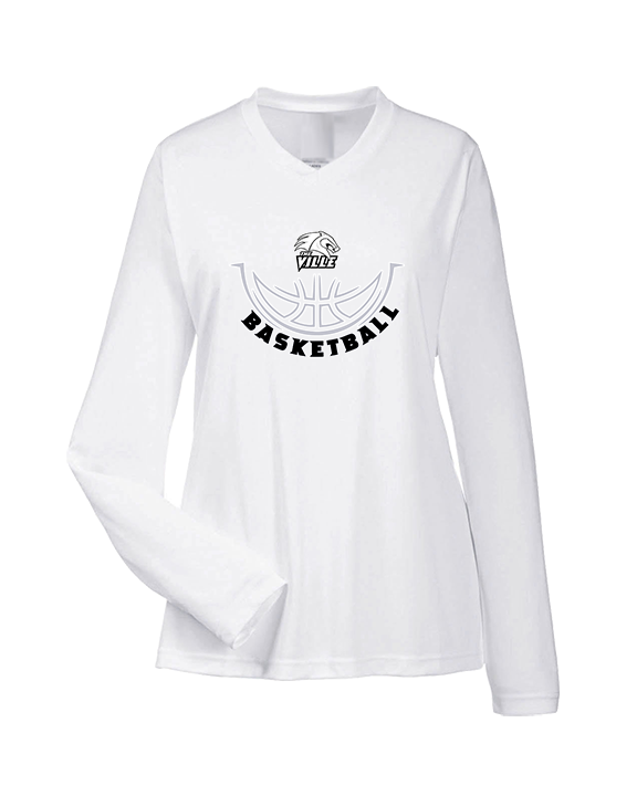Campus HS Girls Basketball Outline 2 - Womens Performance Longsleeve