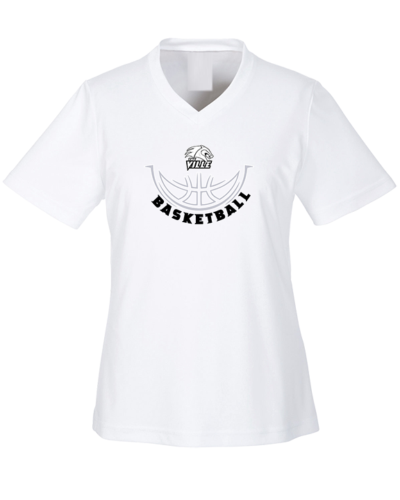 Campus HS Girls Basketball Outline 2 - Womens Performance Shirt