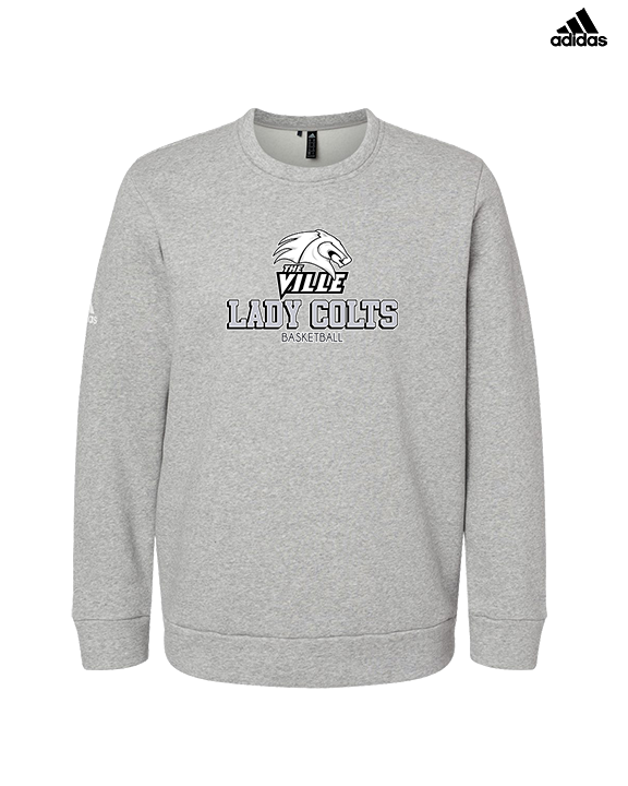 Campus HS Girls Basketball Shadow 2 - Mens Adidas Crewneck