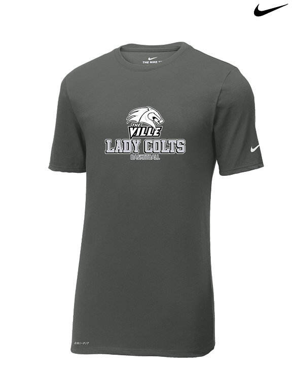 Campus HS Girls Basketball Shadow 2 - Mens Nike Cotton Poly Tee