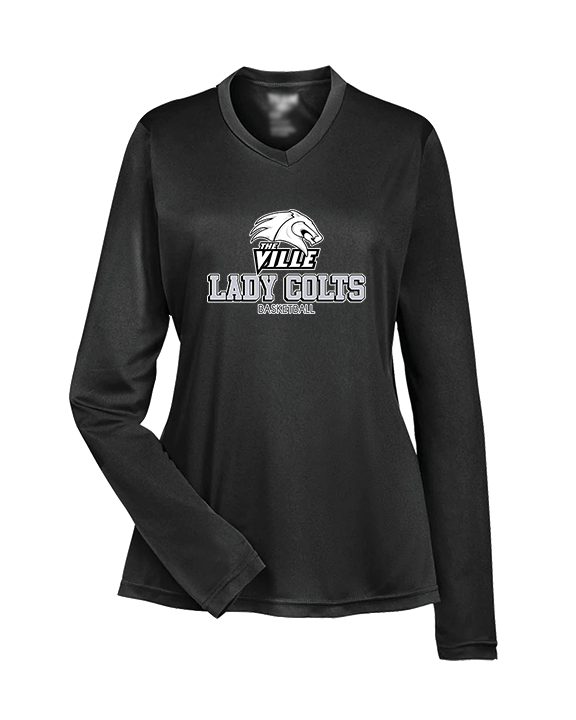 Campus HS Girls Basketball Shadow 2 - Womens Performance Longsleeve