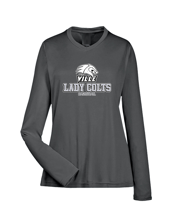 Campus HS Girls Basketball Shadow 2 - Womens Performance Longsleeve