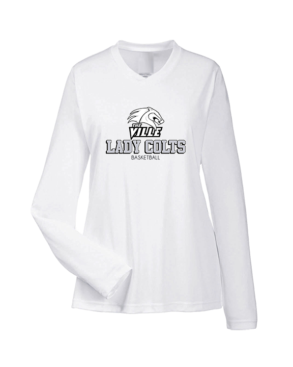 Campus HS Girls Basketball Shadow 2 - Womens Performance Longsleeve