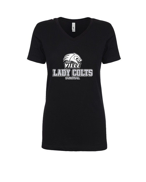 Campus HS Girls Basketball Shadow 2 - Womens Vneck