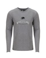 Campus HS Girls Wrestling Leave It - Tri-Blend Long Sleeve