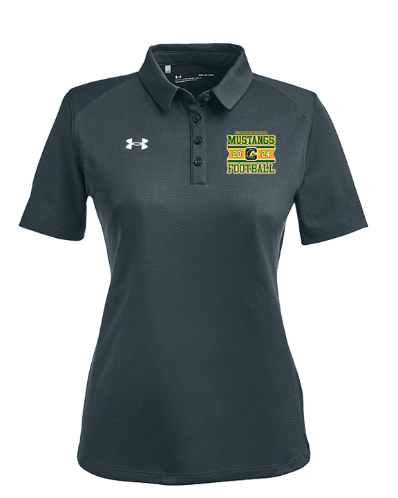 Capuchino HS Football Stamp - Under Armour Ladies Tech Polo