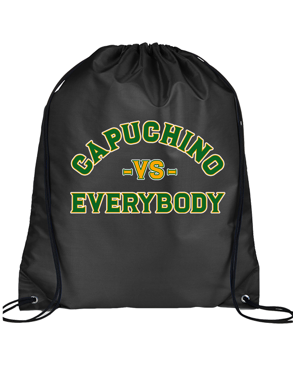 Capuchino HS Football Vs Everybody - Drawstring Bag