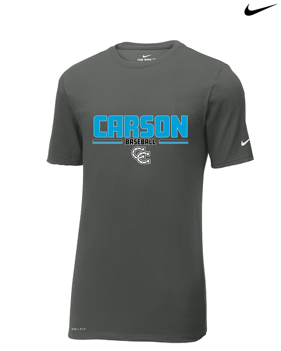 Carson HS Baseball Keen - Mens Nike Cotton Poly Tee