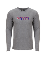 Carter Riverside HS Tennis Basic - Tri-Blend Long Sleeve