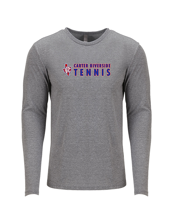Carter Riverside HS Tennis Basic - Tri-Blend Long Sleeve