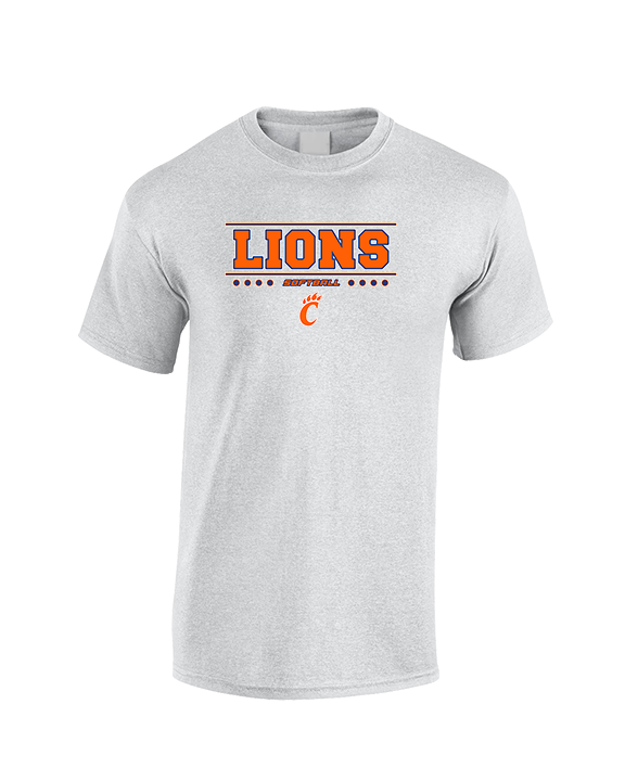 Carterville HS Softball Border - Cotton T-Shirt