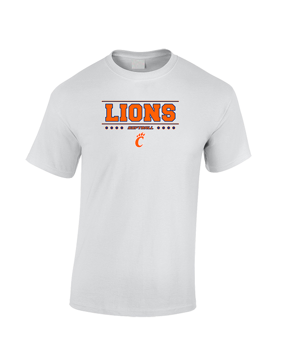 Carterville HS Softball Border - Cotton T-Shirt
