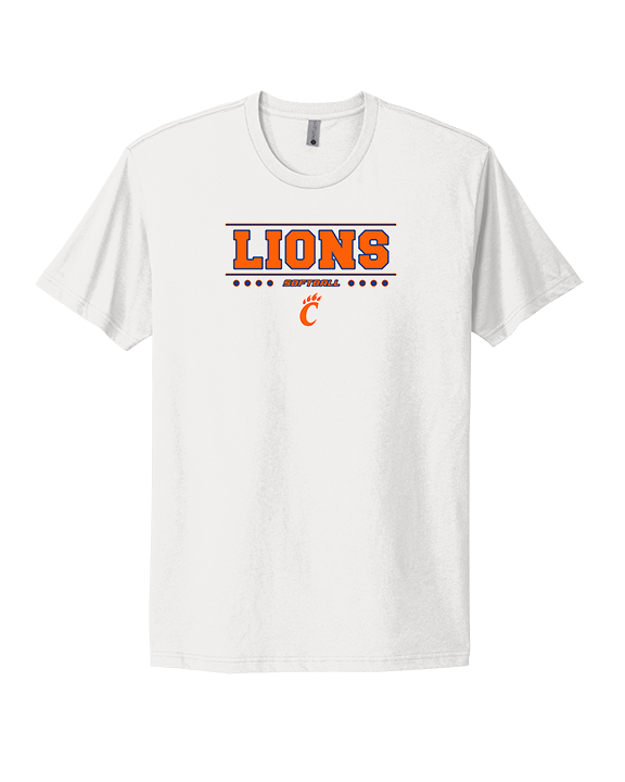 Carterville HS Softball Border - Mens Select Cotton T-Shirt