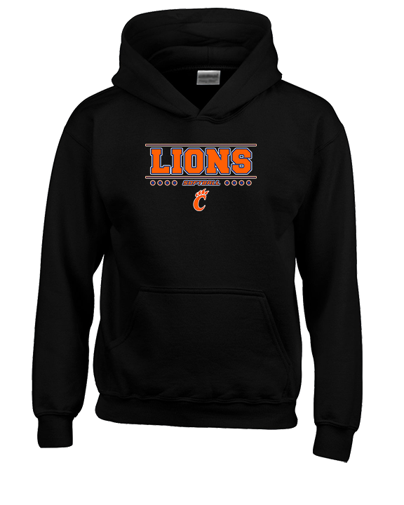 Carterville HS Softball Border - Youth Hoodie