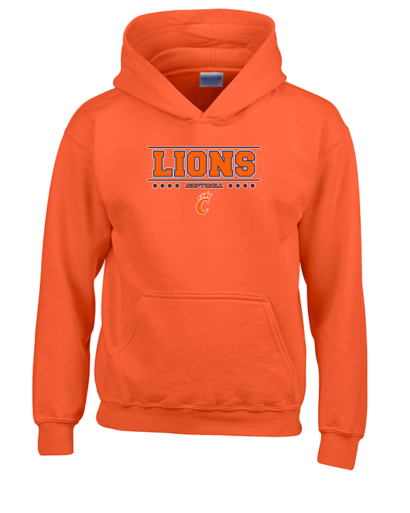 Carterville HS Softball Border - Youth Hoodie