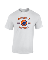 Carterville HS Softball Curve - Cotton T-Shirt