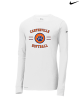 Carterville HS Softball Curve - Mens Nike Longsleeve