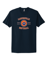 Carterville HS Softball Curve - Mens Select Cotton T-Shirt