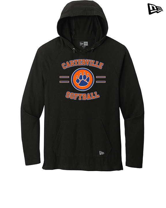 Carterville HS Softball Curve - New Era Tri-Blend Hoodie