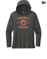 Carterville HS Softball Curve - New Era Tri-Blend Hoodie