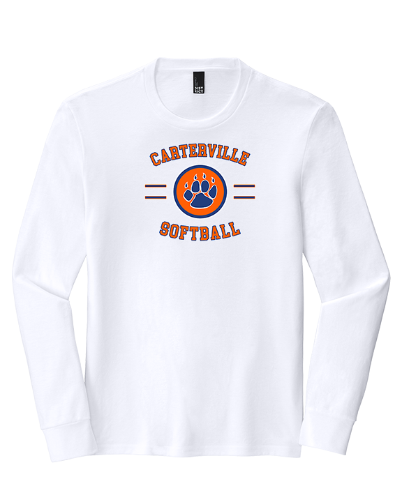 Carterville HS Softball Curve - Tri-Blend Long Sleeve