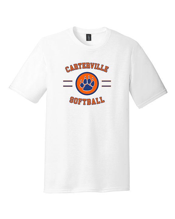 Carterville HS Softball Curve - Tri-Blend Shirt