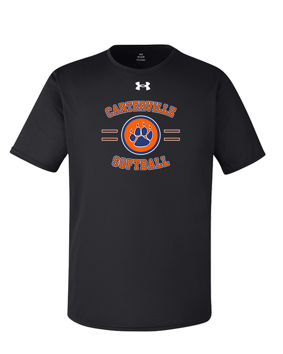 Carterville HS Softball Curve - Under Armour Mens Team Tech T-Shirt