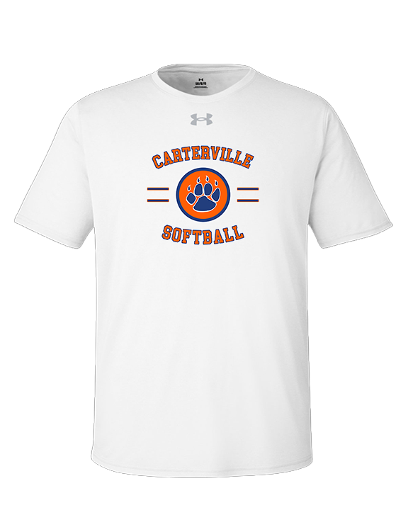 Carterville HS Softball Curve - Under Armour Mens Team Tech T-Shirt