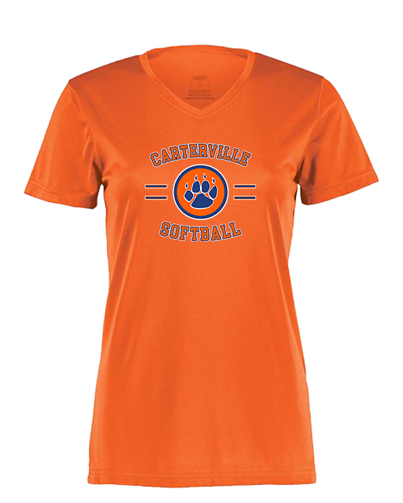 Carterville HS Softball Curve - Womens Performance Shirt