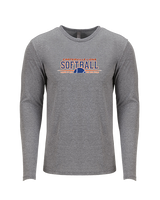 Carterville HS Softball Leave It - Tri-Blend Long Sleeve