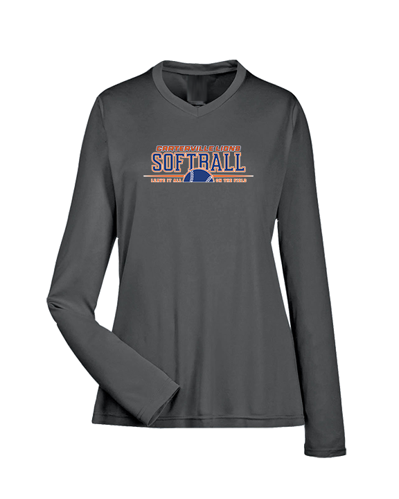 Carterville HS Softball Leave It - Womens Performance Longsleeve