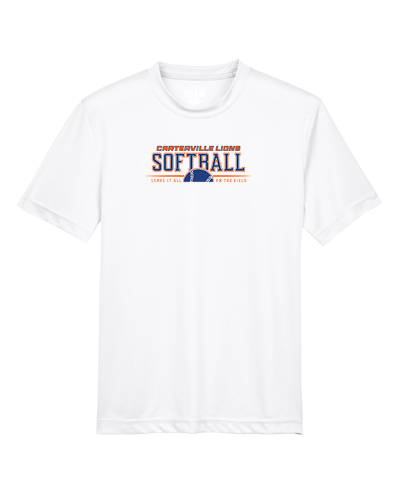 Carterville HS Softball Leave It - Youth Performance Shirt