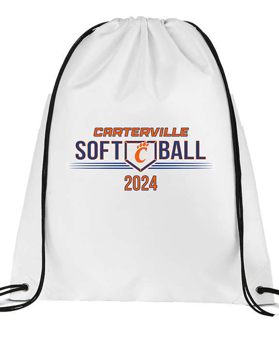 Carterville HS Softball Softball - Drawstring Bag