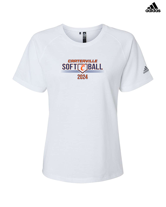 Carterville HS Softball Softball - Womens Adidas Performance Shirt