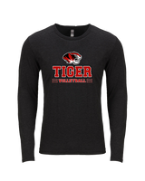 Caruthersville HS Volleyball Mascot - Tri-Blend Long Sleeve