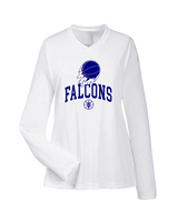 Catalina Foothills HS Boys Basketball On Fire - Womens Performance Longsleeve