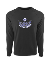 Catalina Foothills HS Boys Basketball Outline - Crewneck Sweatshirt
