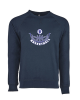Catalina Foothills HS Boys Basketball Outline - Crewneck Sweatshirt