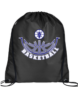 Catalina Foothills HS Boys Basketball Outline - Drawstring Bag