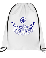 Catalina Foothills HS Boys Basketball Outline - Drawstring Bag
