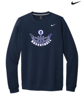 Catalina Foothills HS Boys Basketball Outline - Mens Nike Crewneck