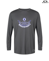 Catalina Foothills HS Boys Basketball Outline - Mens Oakley Longsleeve