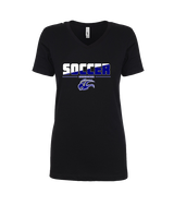 Catalina Foothills HS Boys Soccer Cut - Womens Vneck