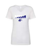 Catalina Foothills HS Boys Soccer Cut - Womens Vneck