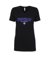 Catalina Foothills HS Girls Volleyball Block v2 - Womens Vneck